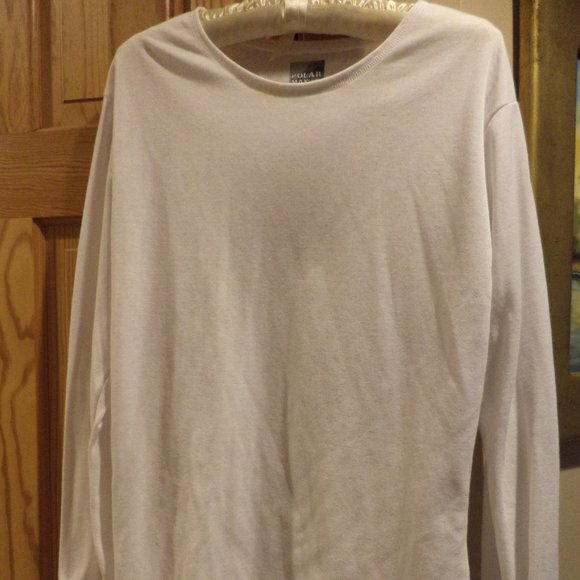 PolarMAX Two~Crew Neck Two Layer Thermal Underwear Top~Long Sleeves~White~XL~NIB - Picture 5 of 6